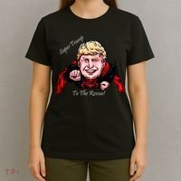 Super Donald Trump To The Rescue T-Shirt thumb 4