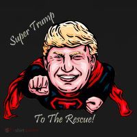 Super Donald Trump To The Rescue T-Shirt thumb 7