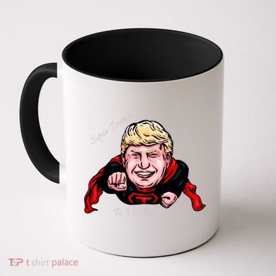Super Donald Trump To The Rescue Coffee Mug