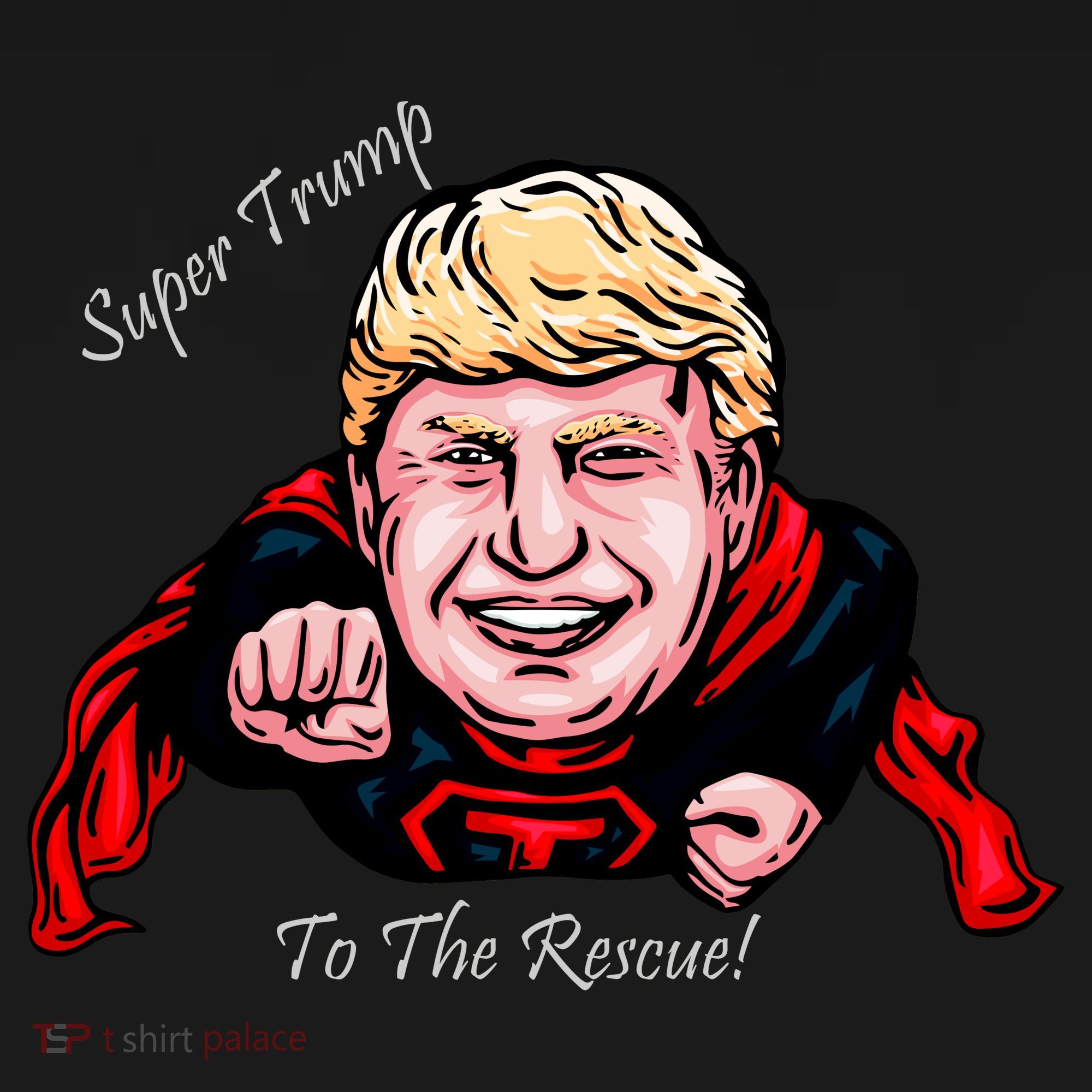 Super Donald Trump To The Rescue Women's Hoodie