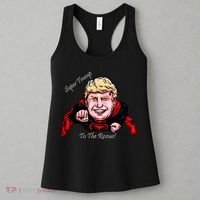 Super Donald Trump To The Rescue Women's Tank Top thumb 3