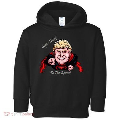 Super Donald Trump To The Rescue Toddler Hoodie