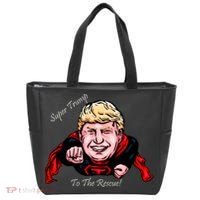 Super Donald Trump To The Rescue Tote Bag thumb 0