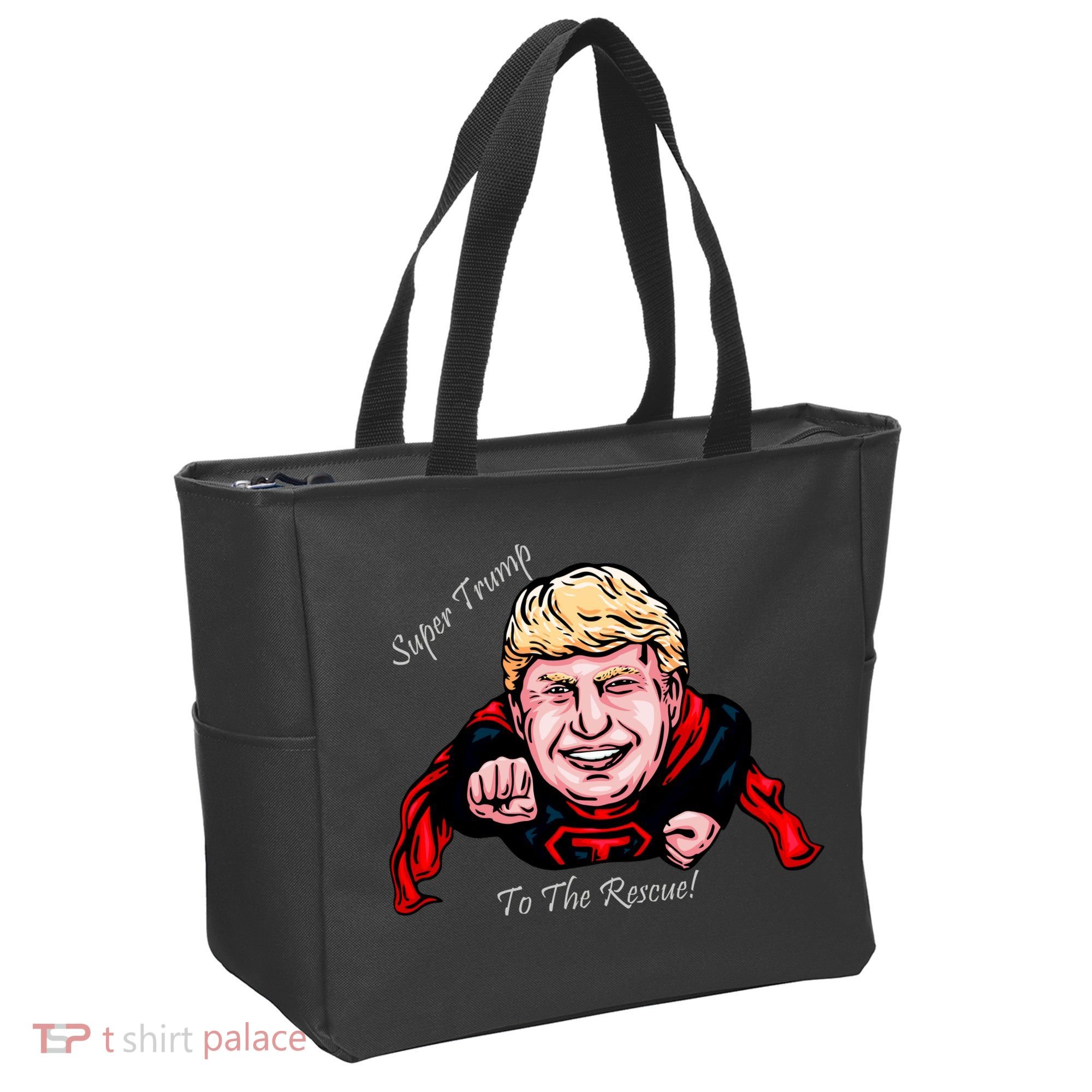 Super Donald Trump To The Rescue Tote Bag