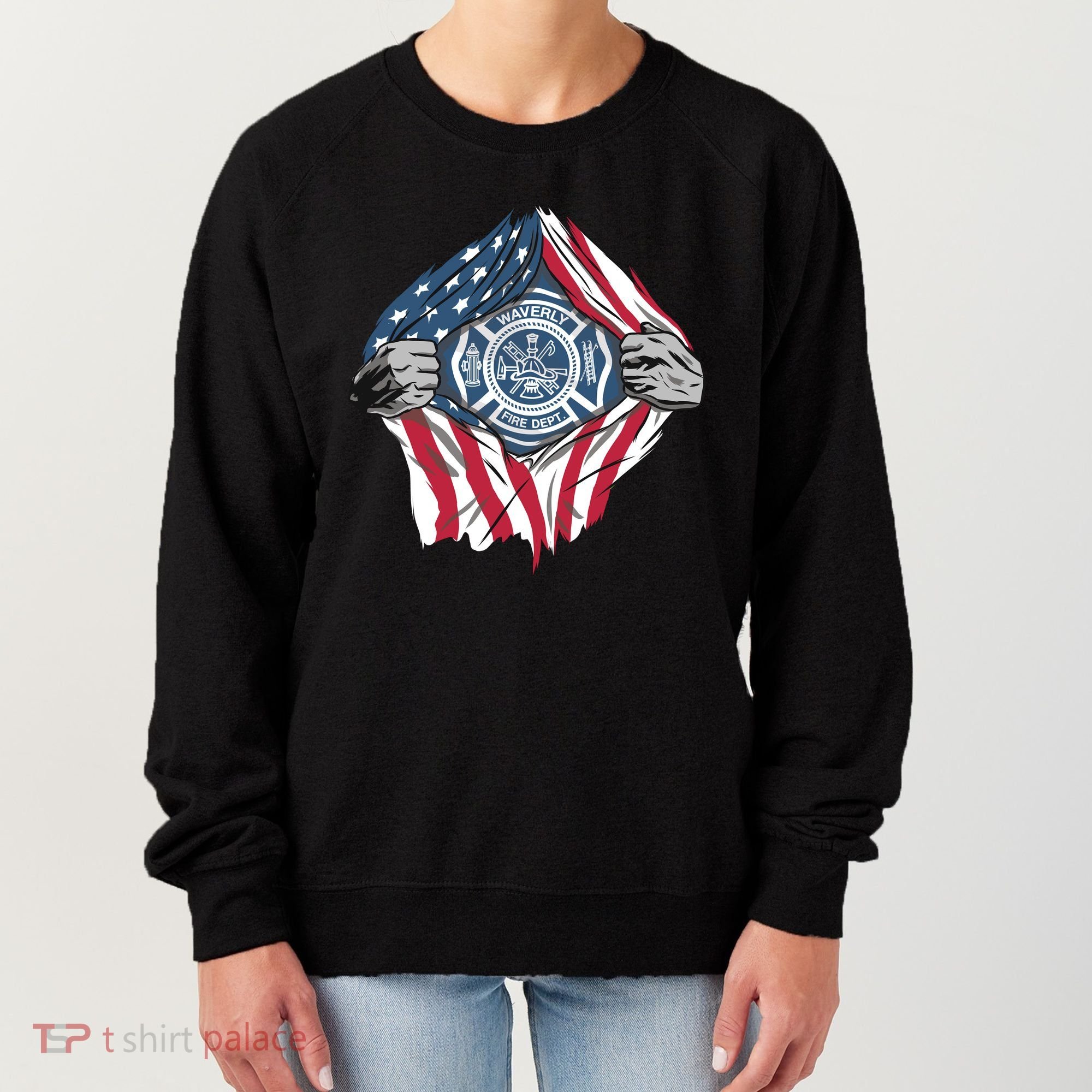 Super Fireman USA Women's Sweatshirt