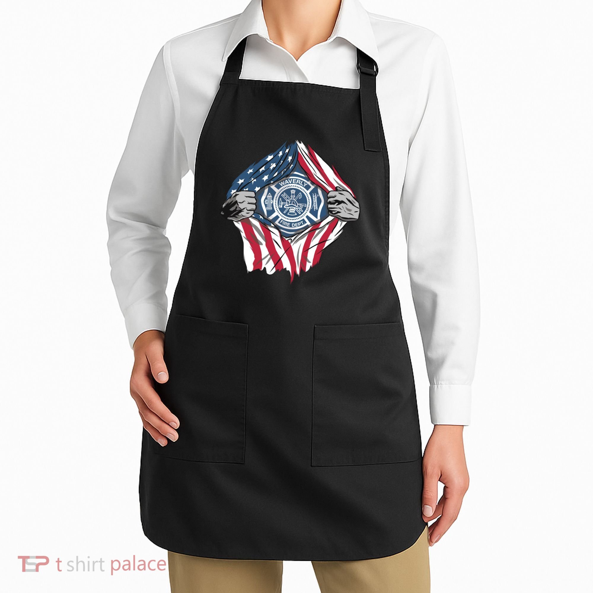 Super Fireman USA Apron