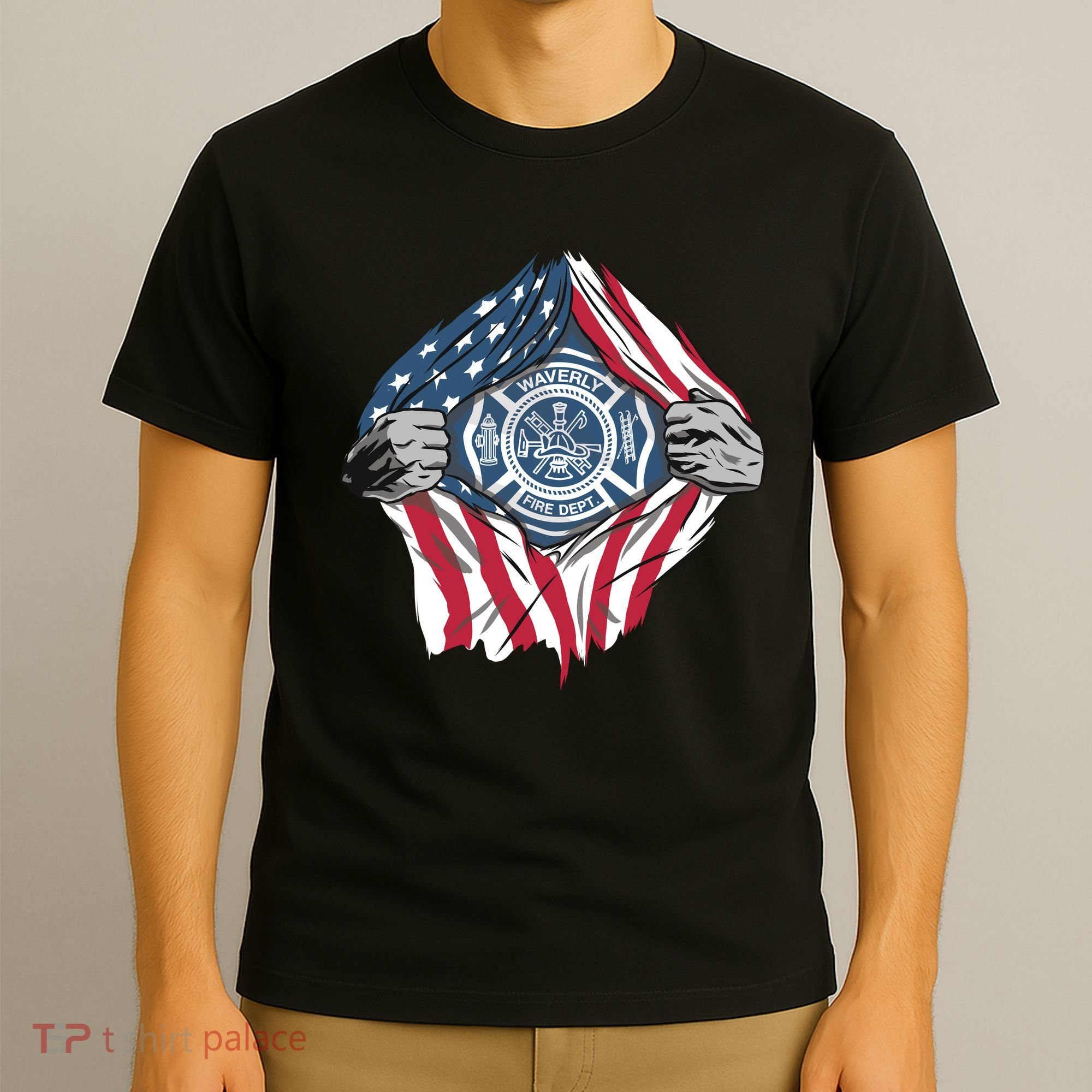 Super Fireman USA T-Shirt