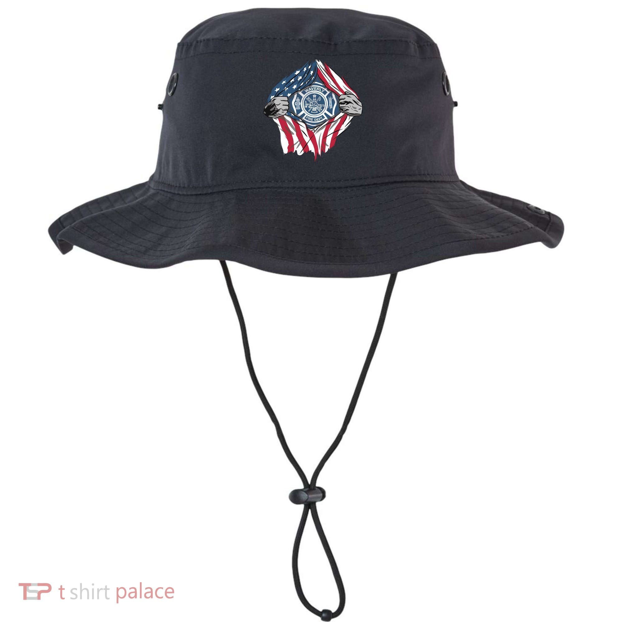 Super Fireman USA Bucket Hat
