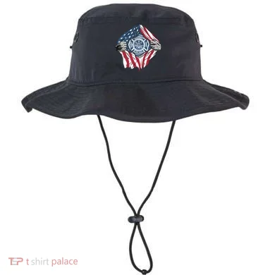 Super Fireman USA Bucket Hat