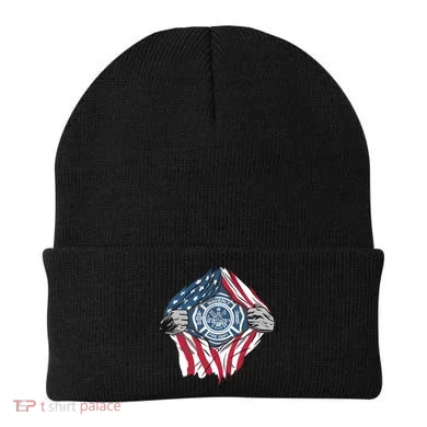 Super Fireman USA Beanie