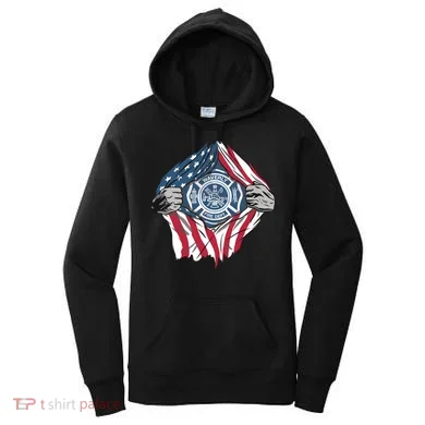 Super Fireman USA Women's Hoodie