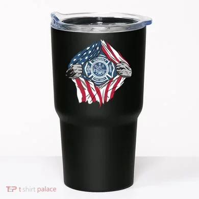 Super Fireman USA Tumbler