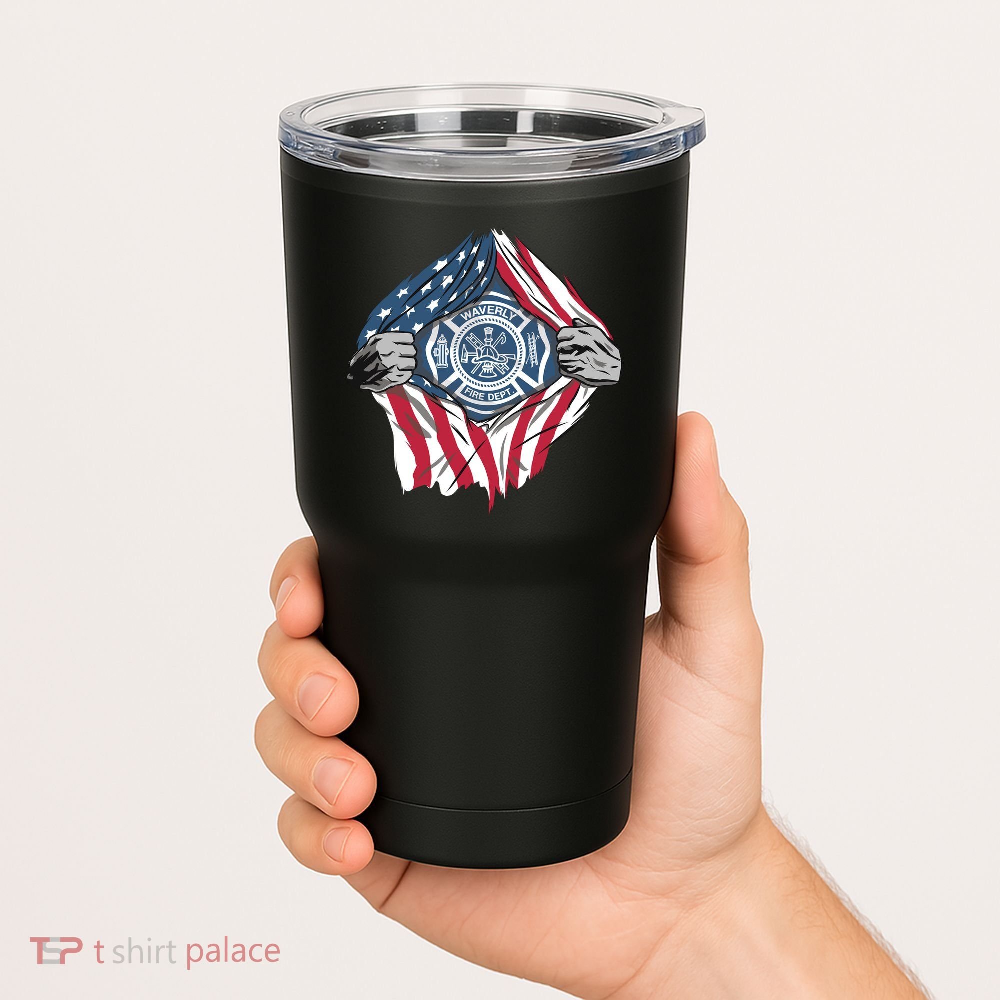 Super Fireman USA Tumbler