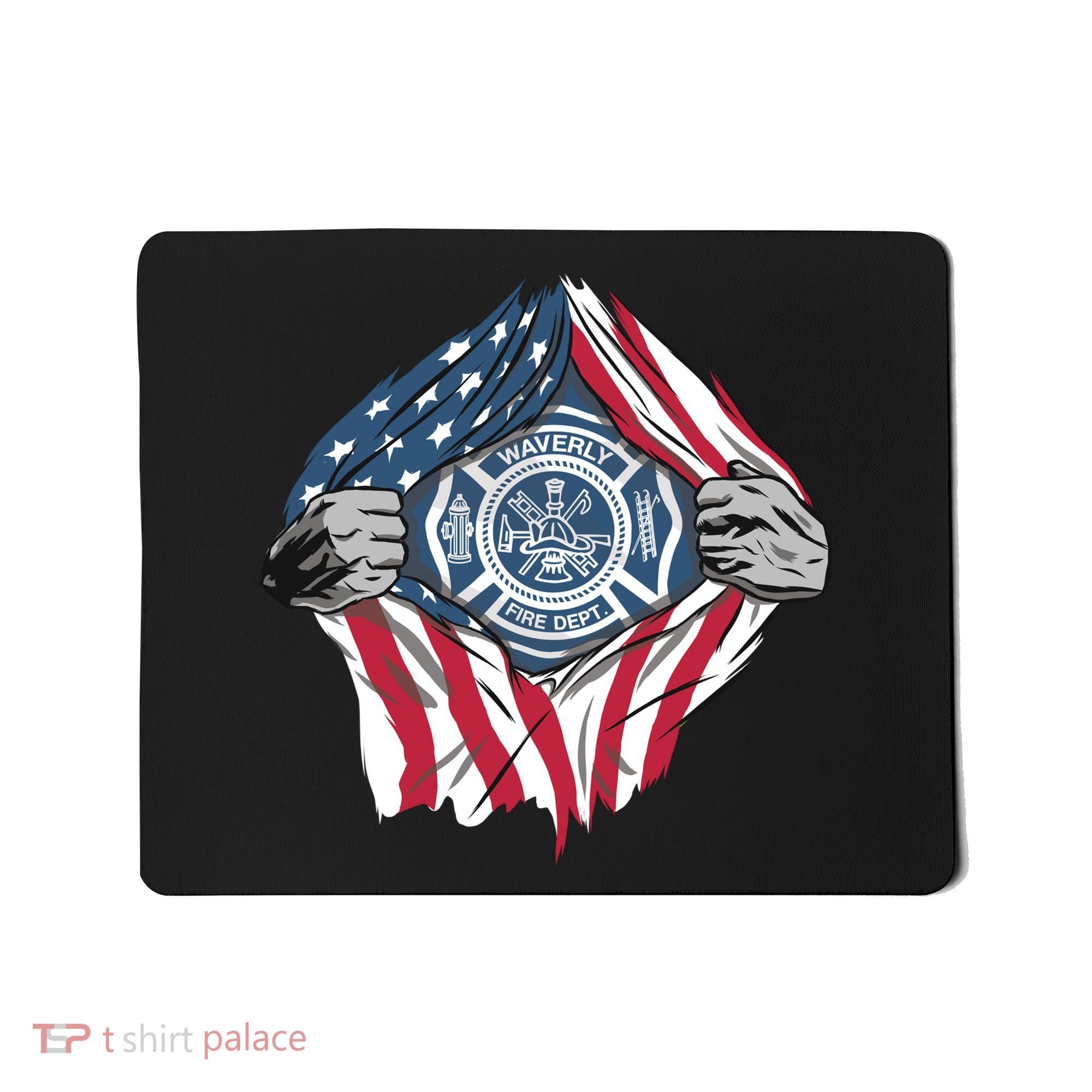 Super Fireman USA Mousepad