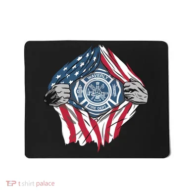 Super Fireman USA Mousepad