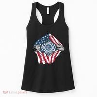 Super Fireman USA Women's Tank Top thumb 0
