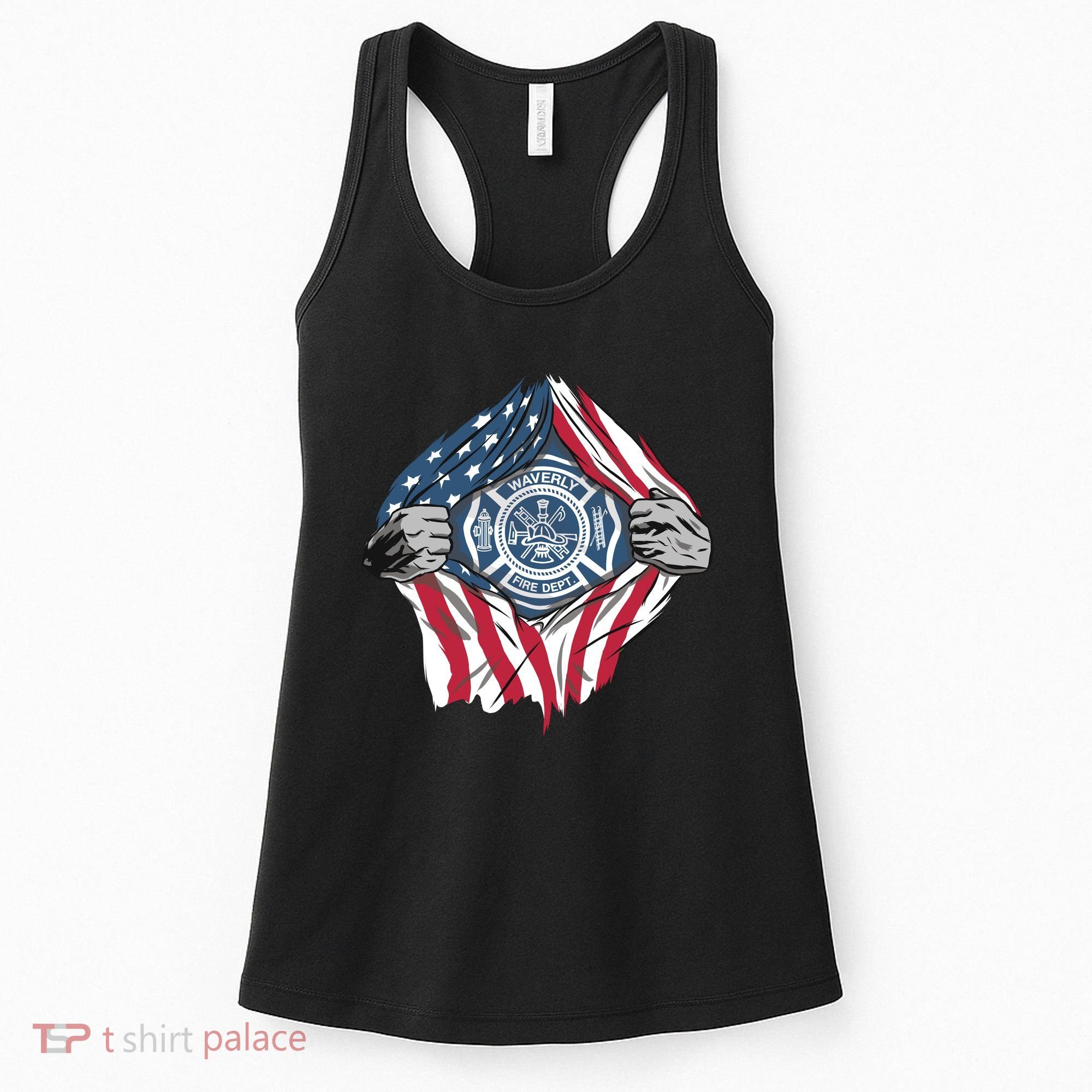 Super Fireman USA Women's Tank Top