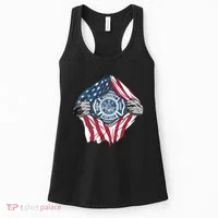 Super Fireman USA Women's Tank Top thumb 0