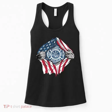 Super Fireman USA Women's Tank Top