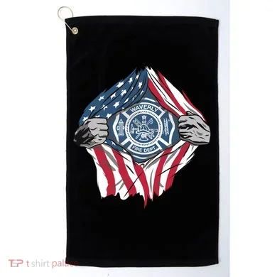 Super Fireman USA Golf Towel