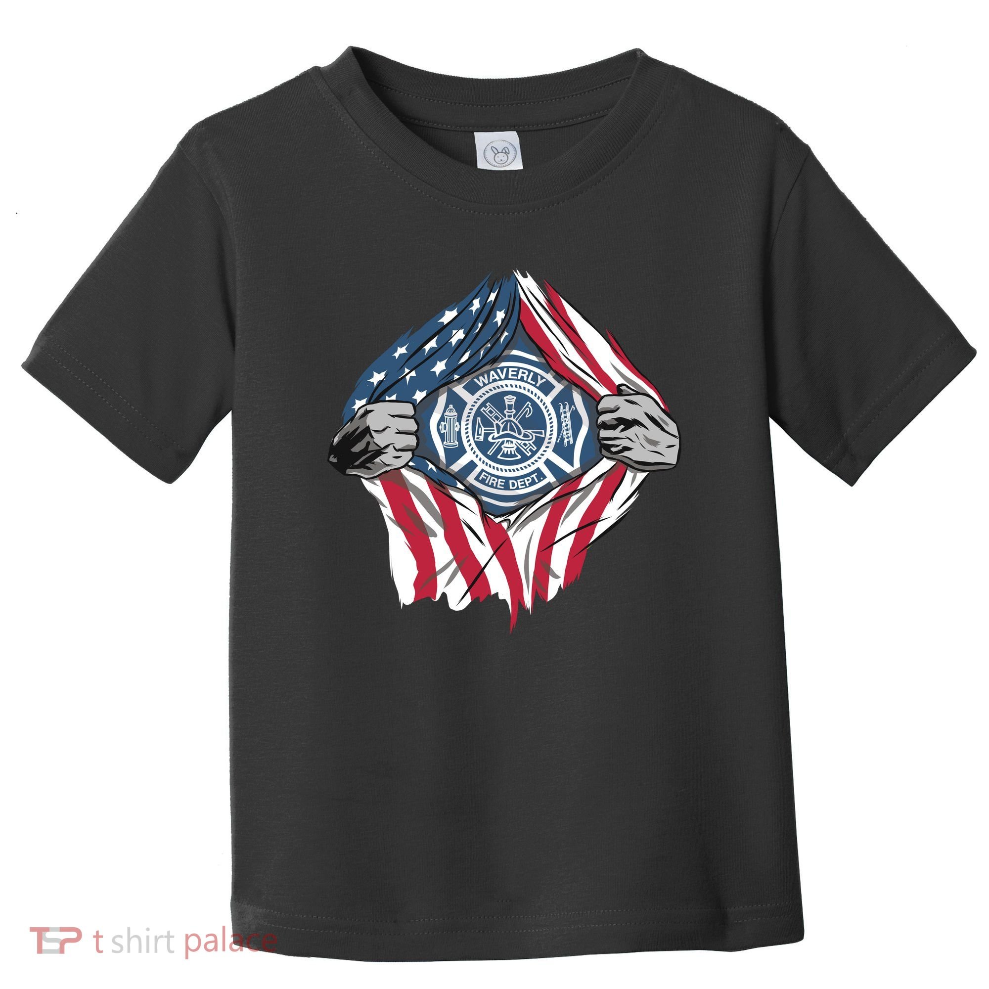 Super Fireman USA Toddler T-Shirt
