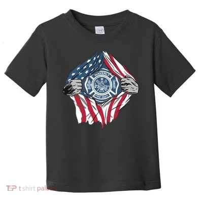 Super Fireman USA Toddler T-Shirt