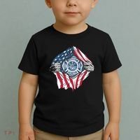 Super Fireman USA Toddler T-Shirt thumb 2