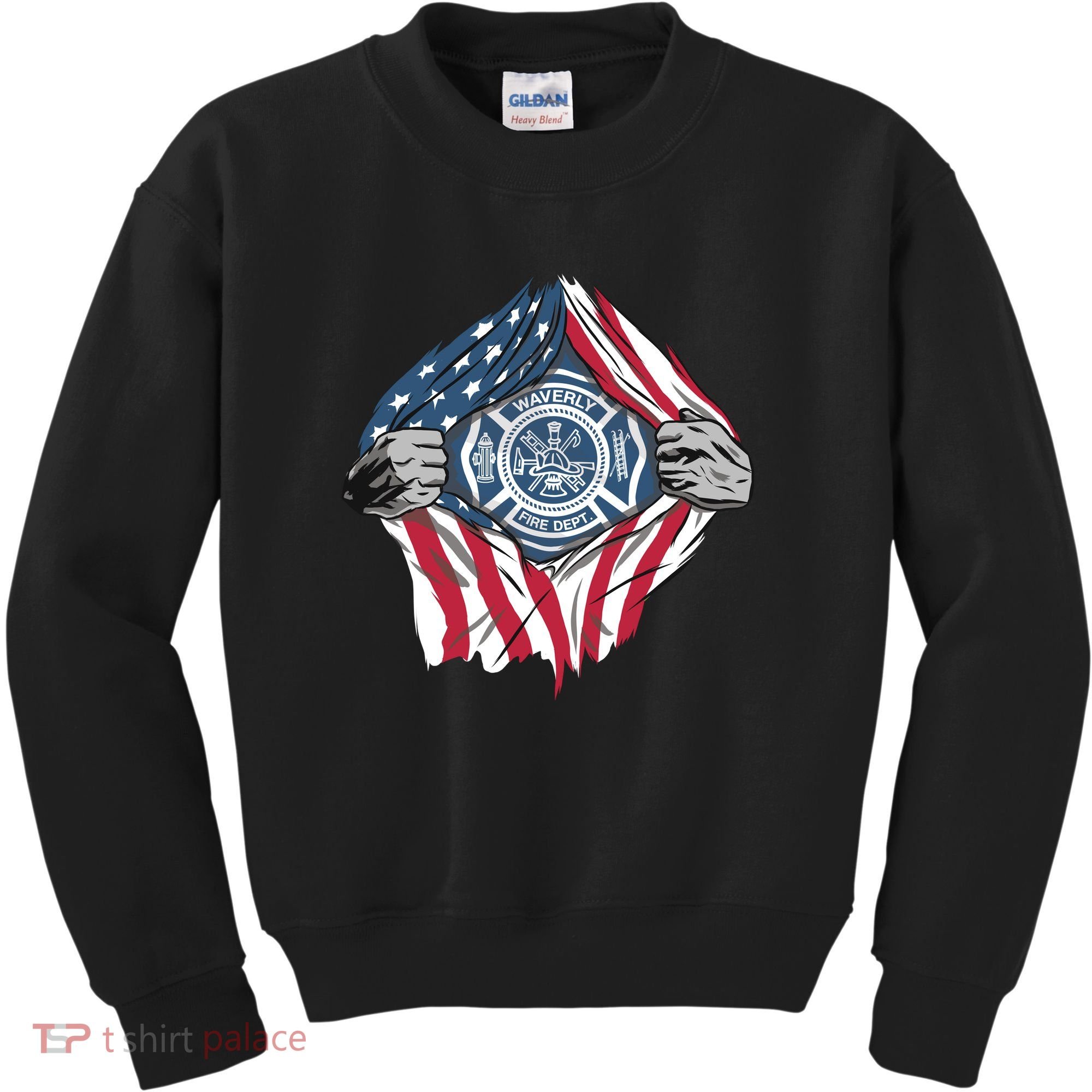 Super Fireman USA Kids Sweatshirt