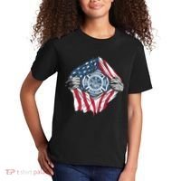 Super Fireman USA Kids T-Shirt thumb 2