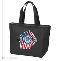 Super Fireman USA Tote Bag thumb 3
