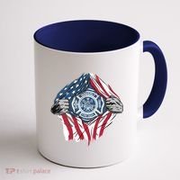 Super Fireman USA Coffee Mug thumb 1