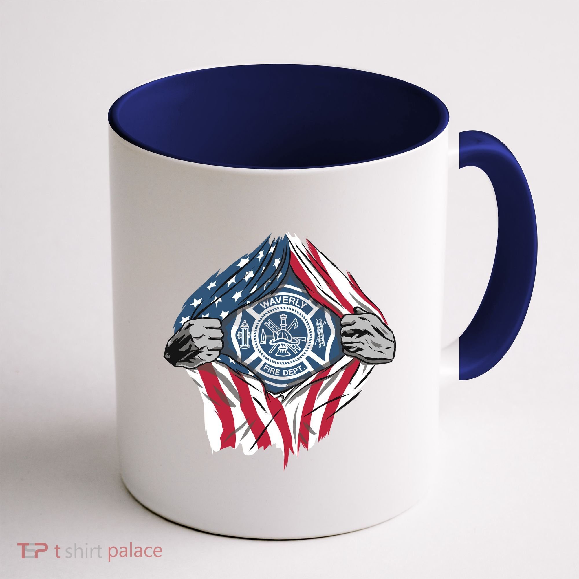 Super Fireman USA Coffee Mug