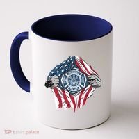Super Fireman USA Coffee Mug thumb 0