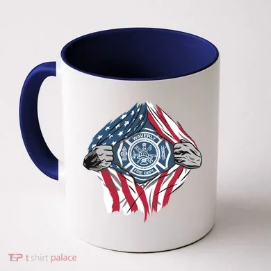 Super Fireman USA Coffee Mug