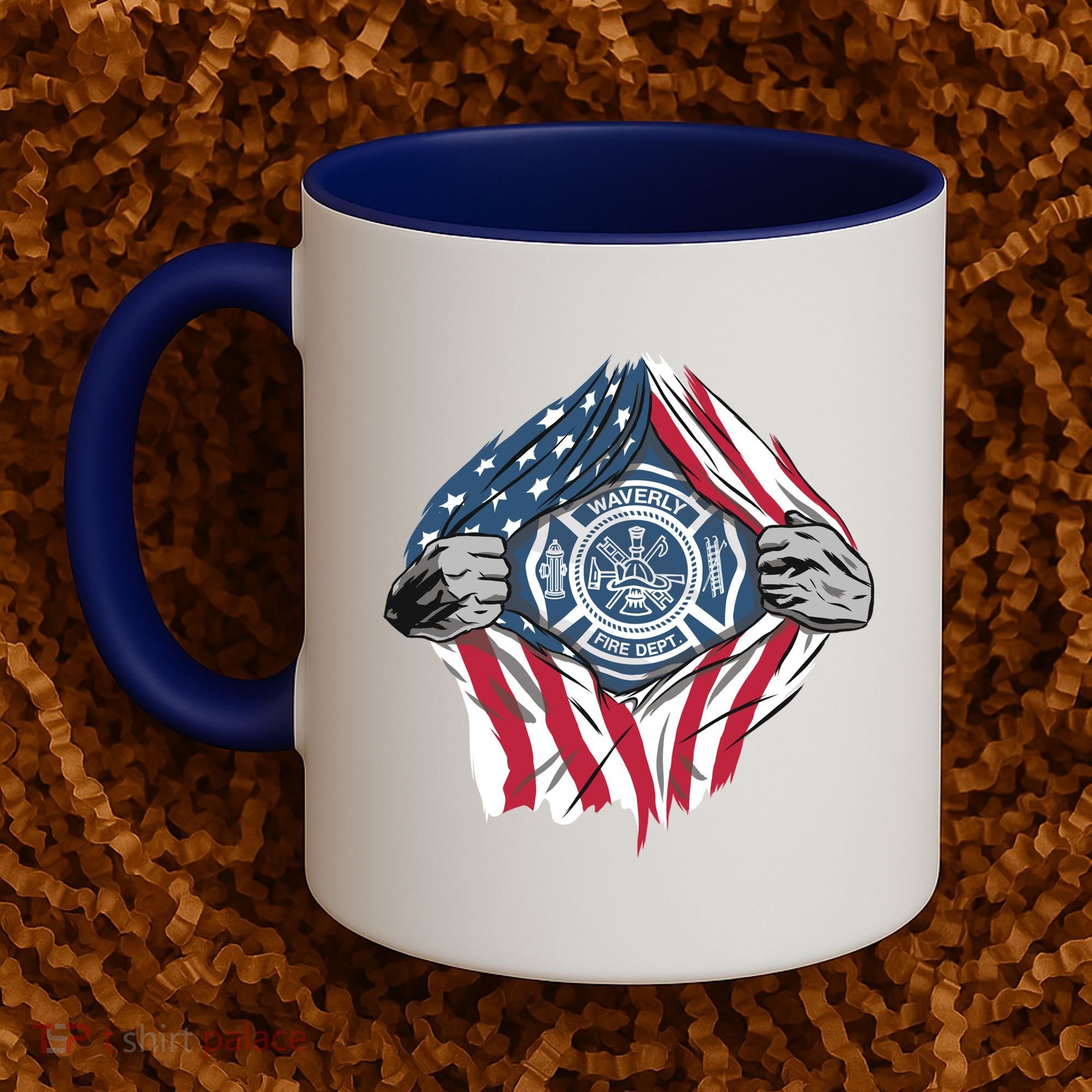 Super Fireman USA Coffee Mug