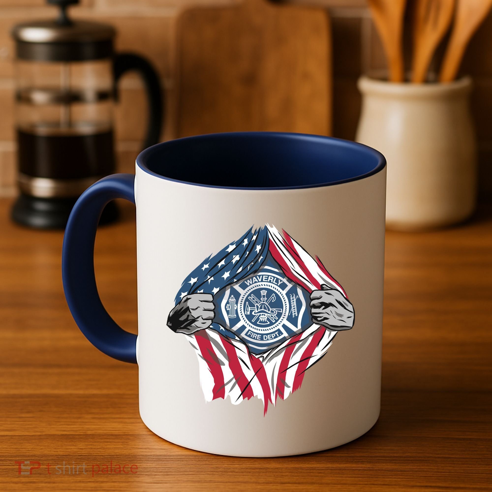 Super Fireman USA Coffee Mug
