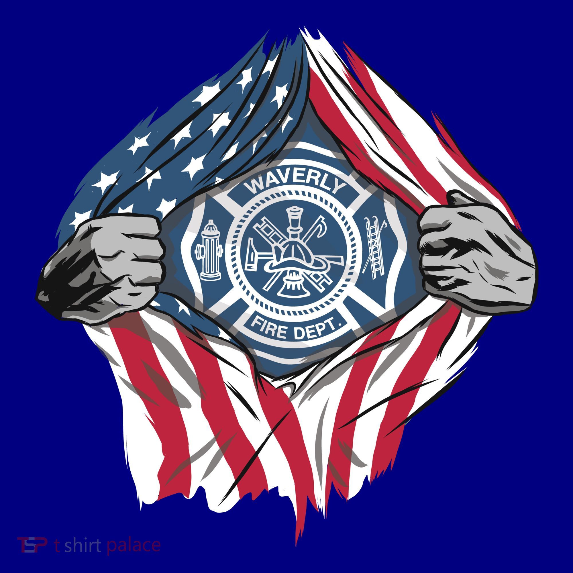 Super Fireman USA Coffee Mug