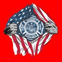 Super Fireman USA Santa Hat thumb 1