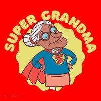 Super Grandma Santa Hat thumb 1