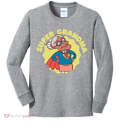 Super Grandma Kids Long Sleeve Shirt