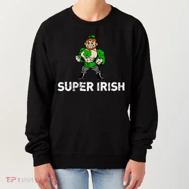 Super Irish Cloverleaf St. Patrick's Day Women's Sweatshirt