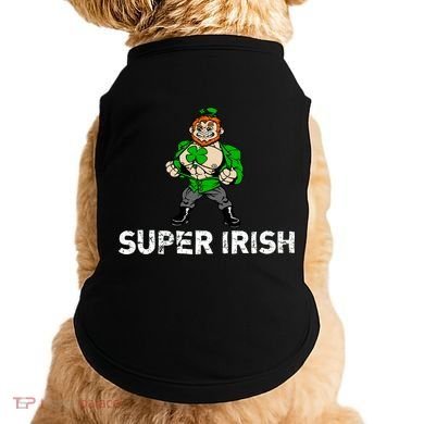 Super Irish Cloverleaf St. Patrick's Day Doggie Tank