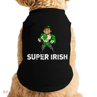 Super Irish Cloverleaf St. Patrick's Day Doggie Tank thumb 0