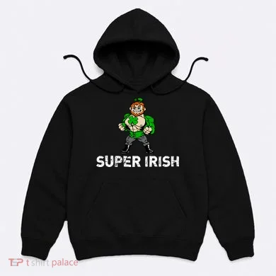 Super Irish Cloverleaf St. Patrick's Day Hoodie