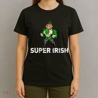 Super Irish Cloverleaf St. Patrick's Day T-Shirt thumb 4