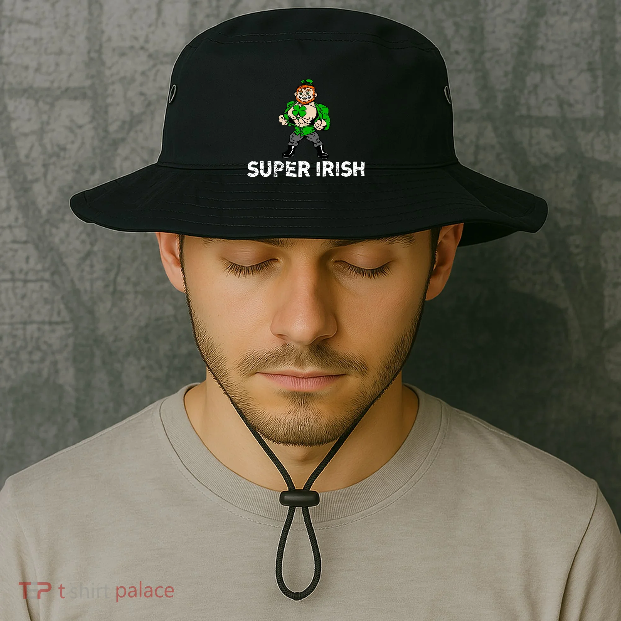 Super Irish Cloverleaf St. Patrick's Day Bucket Hat