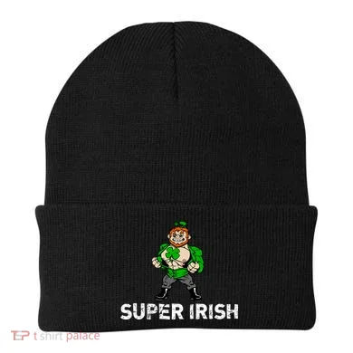 Super Irish Cloverleaf St. Patrick's Day Beanie