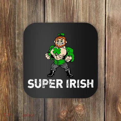 Super Irish Cloverleaf St. Patrick's Day Coaster