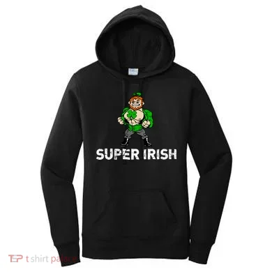 Super Irish Cloverleaf St. Patrick's Day Women's Hoodie