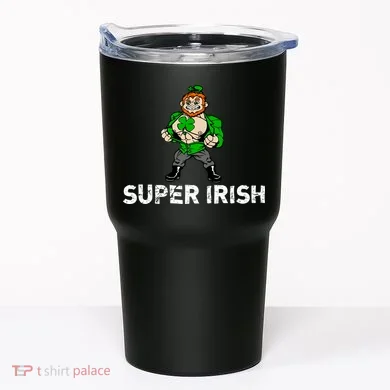 Super Irish Cloverleaf St. Patrick's Day Tumbler